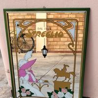 Quadro vintage specchiatio Streglia 
