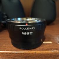 Fuji anello adattatore Nikon Canon contax Rollei