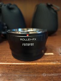 Fuji anello adattatore Nikon Canon contax Rollei