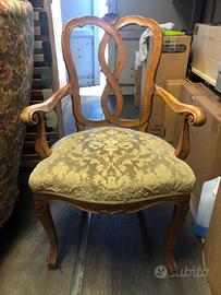 4 poltroncine in stile