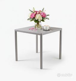 tavolo quadrato resistete moderno interno esterno