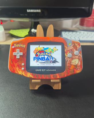 Game boy advance custom charizard schermo IPS