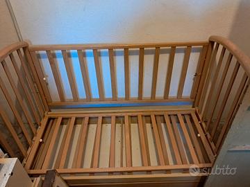 lettino bambini in legno faggio ritiro in zona tn 