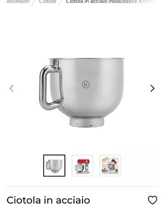 Ricambio Ciotola bowl impastatrice kmix kenwood