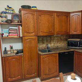 Cucina angolare legno massello 