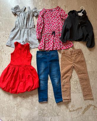 Lotto bambina 5-6 anni Zara, Next, H&M, Okaïdi