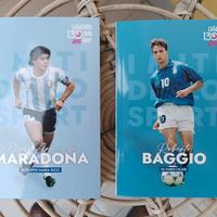 I miti dello sport Baggio Maradona gazzetta 