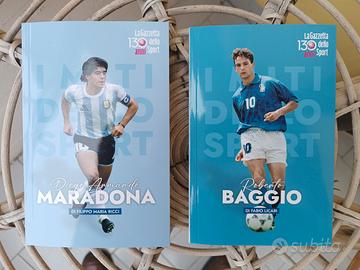 I miti dello sport Baggio Maradona gazzetta 