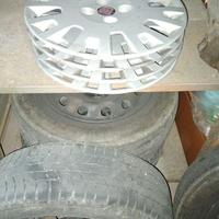 4 cerchi FIAT fiorino + borchie + gomme 185/65R15