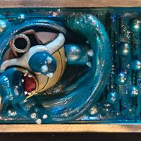 Blastoise Carta stampata in 3D