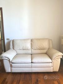 Divano Letto 2 Posti in Pelle - Divani&Divani