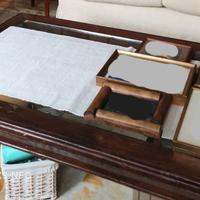 Tavolo tavolino legno di noce antico 128x79x h.38