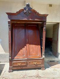 Armadio piemontese inizi 900