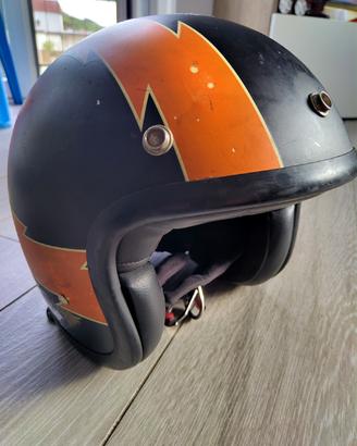 Casco Jet DMD Vintage THUNDER + Visiera tg XS