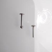 Piercing vari in Titanio ASTM F136 e Acciaio