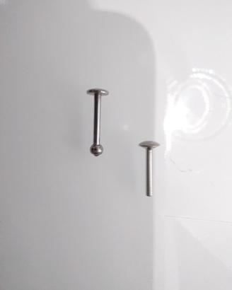 Piercing vari in Titanio ASTM F136 e Acciaio