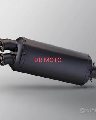 scarico DOPPIA USCITA BIG 430 MM DB KILLER NERO