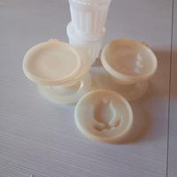Coppette e stampi Tupperware 