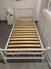 Letto e materasso singolo 95x210