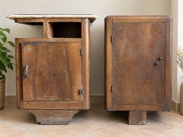 Coppia di mobili vintage anni ’40 originali