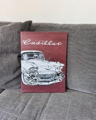 Quadro Cadillac - 30x40cm fatto a mano