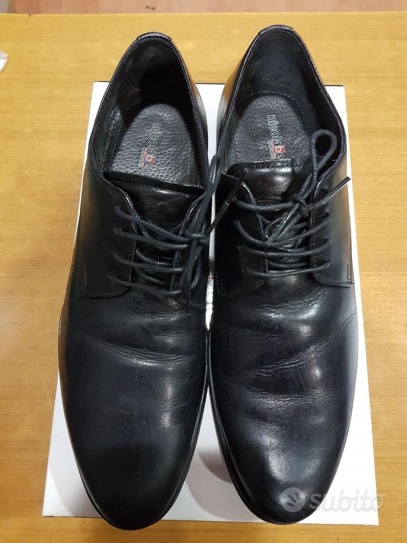 Scarpe uomo stringate Nicola Benson nere n. 43 Abbigliamento e Accessori In vendita a Roma