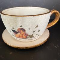 Vaso tazza grande natalizia