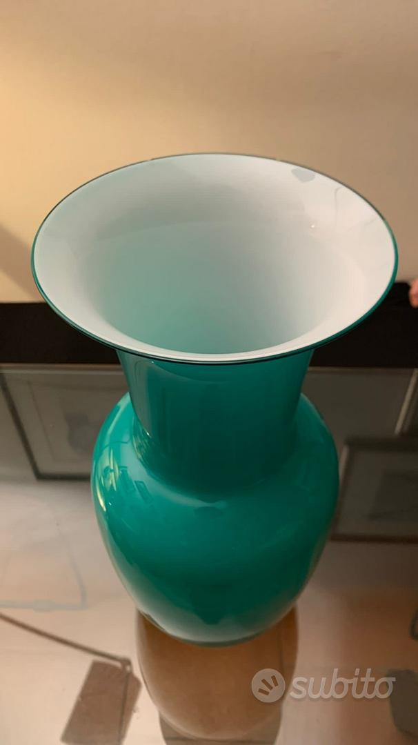 VENINI Vaso Opalino Murano Verde cm 36 - Arredamento e Casalinghi In  vendita a Milano