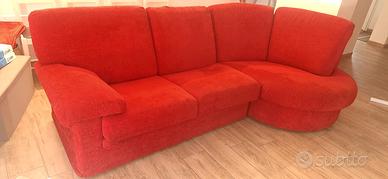 Divano 3 posti RIGO SALOTTI  colore rosso