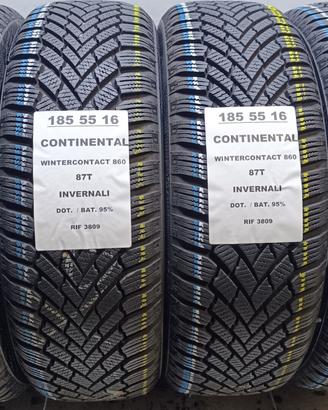 4 GOMME 185 55 16 CONTINENTAL INV RIF3809