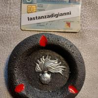 FERMACARTE Carabinieri POSACENERE Benemerita Fiamm