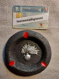 FERMACARTE Carabinieri POSACENERE Benemerita Fiamm