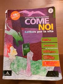 libro antologia "Come noi" seconda media 