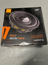 Subwoofer hertz 250 mps s4 nuovo