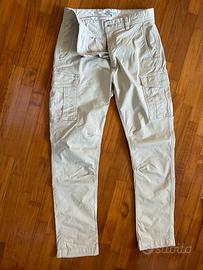 Pantaloni con tasche beige Woolrich