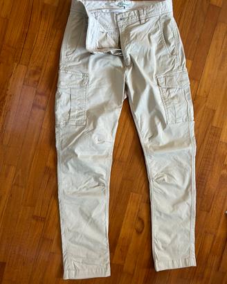 Pantaloni con tasche beige Woolrich