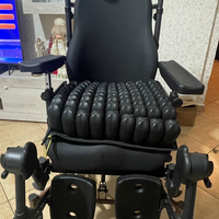 Carrozzina posturale reclinabile+cuscino ad aria