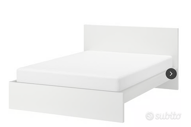 STRUTTURA LETTO MALM CON DOGHE