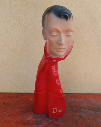 Manichino Busto Gesso Dior Dipinto A Mano Vintage