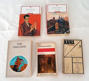 5 libri lotto Franz Kafka
