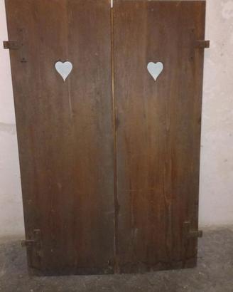 scuri in legno massiccio 