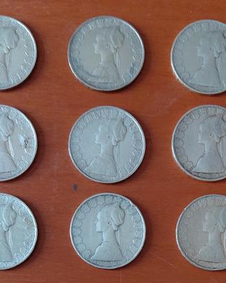Monete da 500 lire in argento 
