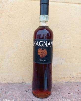 bottiglia di vino picolit dei Colli del friuli