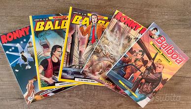 Fumetti Balboa e Ronny Ross Play Press lotto rari