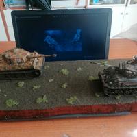 Diorama 1:35 M4A3E8 Sherman FURY e TIGER tedesco