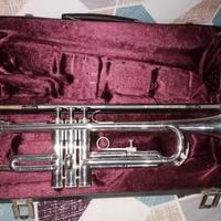 Tromba Besson, modello 600, argentata, 