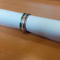 Anello fede fascia tricolore