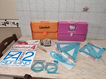 Kit completo disegno tecnico per scuola