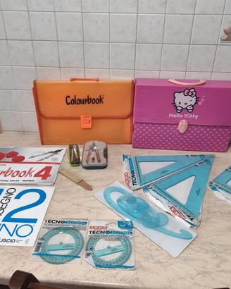 Kit completo disegno tecnico per scuola