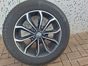 Cerchi gomme invernali 255 55 r18 VW.Touareg